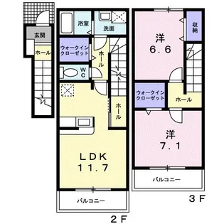 プリマベーラの間取り