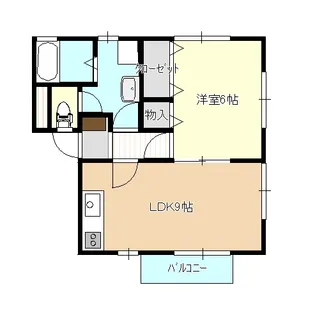サングリーン小串【1階】の間取り