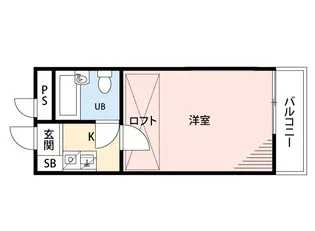 ハイツセルシオン【2階】の間取り