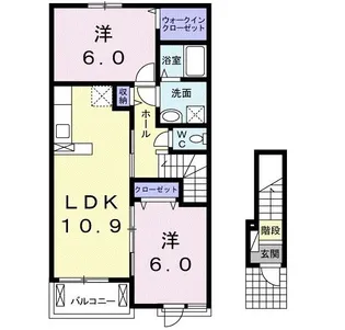 カーサ・ボナール A【2階】の間取り