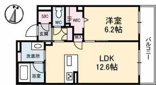 メルヴェーユY【2階】の間取り