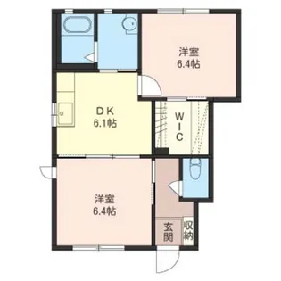 ジェイ ウエスト【1階】の間取り