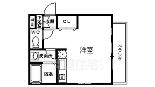 ヴォアラクテ稲野【2階】の間取り