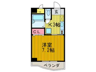 プラネット2【2階】の間取り