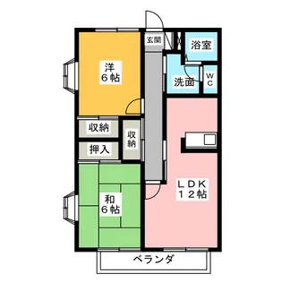 グランサム宮島【2階】の間取り