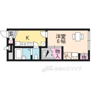 レオパレスグローバル3【1階】の間取り