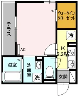 D-room殿町【2階】の間取り