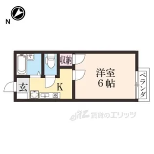 シルエーラSADA【1階】の間取り