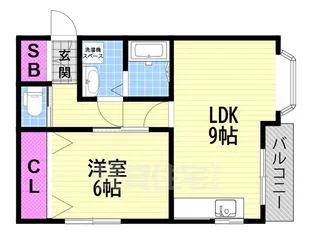 SQUD HAIZUKA【1階】の間取り