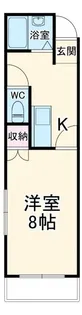ドウェルU【1階】の間取り