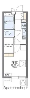 レオパレス萩崎【4階】の間取り