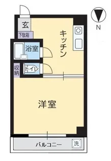ユソウビル【1階】の間取り