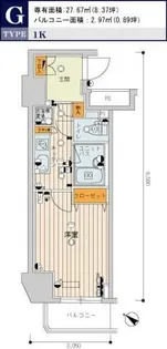 スカイコート新小岩【6階】の間取り