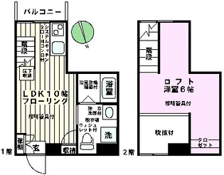 ハウゼ元住吉の間取り