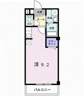 ノースコートA【4階】の間取り