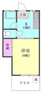 大美苑【1階】の間取り