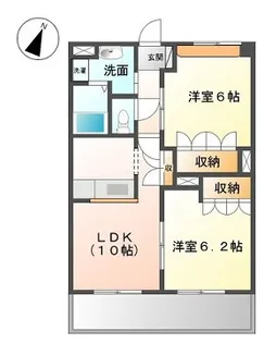 プリンシピオ【2階】の間取り