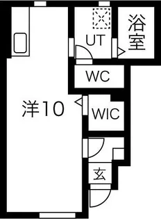 porte bonheur III【1階】の間取り
