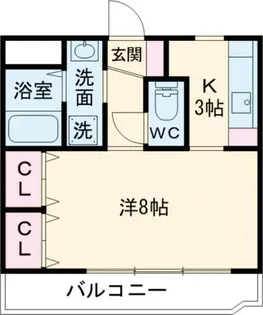 リリィ【3階】の間取り