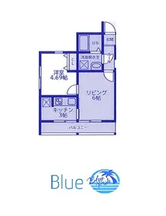 トラストヒルズ小町【3階】の間取り