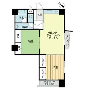 パラシオン荻窪【10階】の間取り