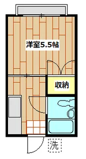第2鈴木コーポ【2階】の間取り