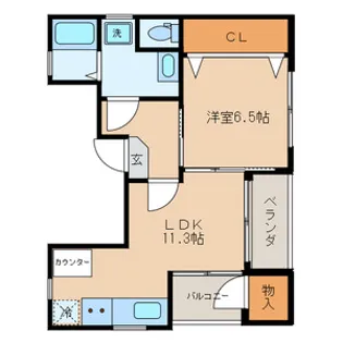 H.M【2階】の間取り