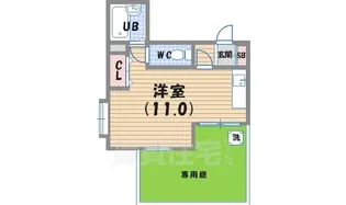 エレメンツアクア【1階】の間取り