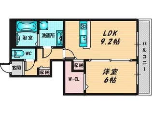 サン・メゾンA棟【1階】の間取り
