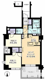 アトラス調布杜の棟【3階】の間取り