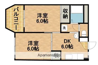 野中第3マンション【3階】の間取り