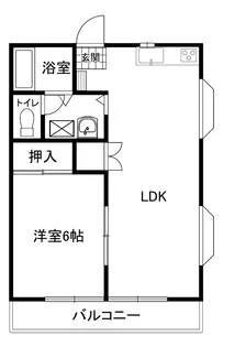 グレースシャトル【1階】の間取り
