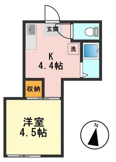 翠荘東A【2階】の間取り