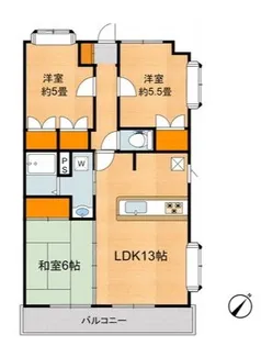 ジュエールマンション【2階】の間取り