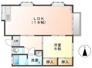 ファミーユB【1階】の間取り