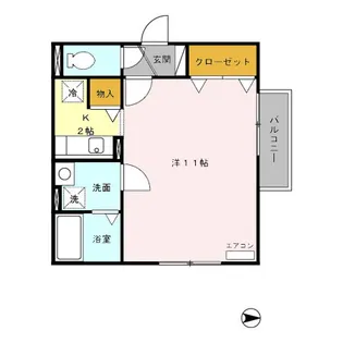 リビングタウン二の宮 A【1階】の間取り