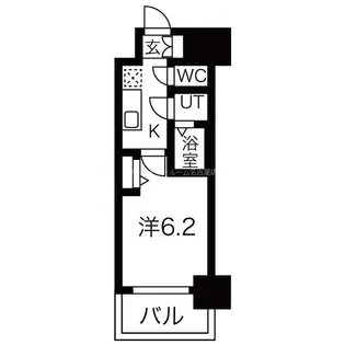 メイクスWアート今池III【13階】の間取り