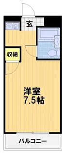 アドミラルマンション【3階】の間取り
