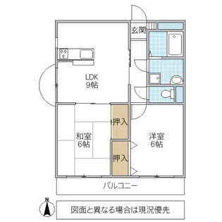 グランシャトーS 2【1階】の間取り