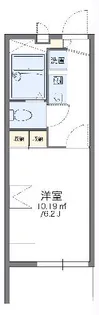 レオパレスロイヤルシティ茜【2階】の間取り
