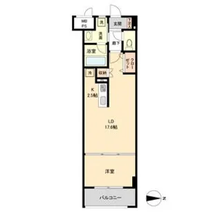 BPRレジデンス金山【3階】の間取り