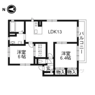 TKFORESTCOURT【1階】の間取り
