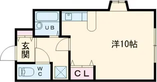リバーサイド岡田【4階】の間取り