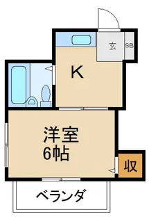 ディーム香里ベータ【1階】の間取り