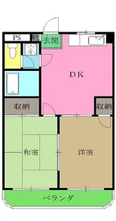 パークハイムKATAKURA【4階】の間取り