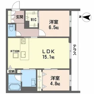 ラバンス【1階】の間取り
