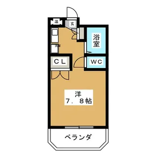 ノーブルハウス吉田【7階】の間取り
