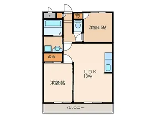 マンション千歳【1階】の間取り