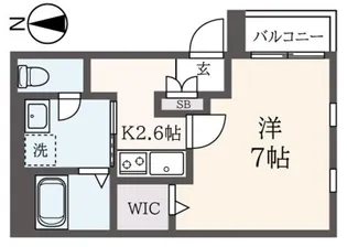 メゾン プチ ボヌール【2階】の間取り