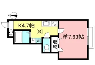 喜多見シャーメゾン【1階】の間取り